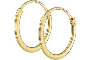 NKlaus PAAR Ohrringe ECHT GOLD 333 - HERREN Creolen Echtgold - Ohrschmuck Ohrhänger für Männer