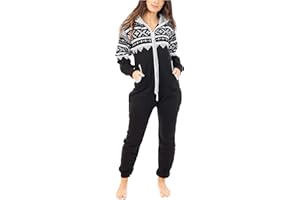 Juicy Trendz® Herren Onesie Overall Trainingsanzug Jogginganzug Einteiler Norweger Jumpsuit