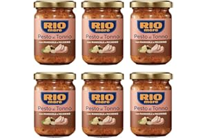 Rio Mare Pesto al Tonno con Mandorle e Pecorino pesto thon avec amandes et pecorino 130 g