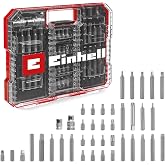 Orijinal Einhell XL-CASE Otomotiv Bit Seti &ndash; 40 Par&ccedil;a (10 mm Altıgen Saplı CrV &Ccedil;elik Power Bitler, 10 mm Altıgen 3/8" ve 1/2"