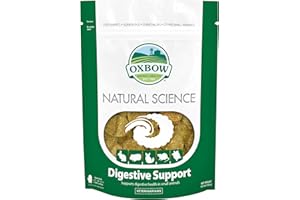 Oxbow Digestive Support 120 g - Integratore alimentare per l'apparato digerente di roditori e iguana