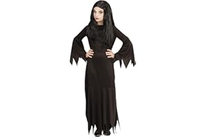 WIDMANN MILANO PARTY FASHION - Costume da bambino Mortisia, vestito, strega, Halloween