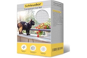 Schleuder Rete Gatti, Rete Anti Uccelli 10 x 3 m, Rete Anti piccioni, Rete per Gatti, per Tessitura Rete Gatto,Rete per Balcone Esterno,Rete Nylon, Rete da Giardino,Rete Trasparente per balconi