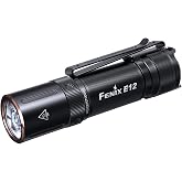 fenix E12 V2.0 el feneri, AA pille &ccedil;alışır, siyah