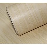 SKIN POSTER - Self Adhesive Vinyl PVC Maple Brown Wood Film Wall Paper Wallpaper Vinyl Sheet Table Kitchen Cupboard/Top Wooden Door/Furniture/Almirah/Renovation Projects Shelf Liner - 24x72 Inch