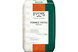 Fuchs Professional - Assaisonnement salé pour frites | pour plats à base de pommes de terre | Qualité professionnelle pour les gros consommateurs | 2 kg dans un sac