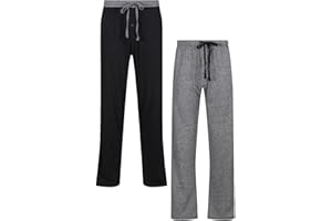 Label Cutters Mens 2 Pack Pyjama Bottoms Sleep Lounge Pants S to 2XL with Pockets New