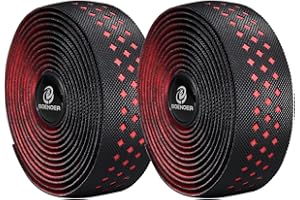 Boenoea Nastro Manubrio Bici Antiscivolo, (Set di 2) Nastro Manubrio Bici da Strada con 2 Tappi Manubrio per Bici da Manubrio, 235x3 cm