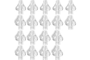 BABYWNOSS Lot de 18 - embout seringue nasale bebe - embout mouche bebe (Transparent)