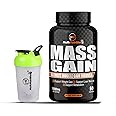 HulkNutrition Bulk Gain Mass & Weight Gainer Capsule for Fast Weight & Muscle Gain, Weight Lifters Supplement for Muscle Growth, Stamina & Strength, For Men & Women - 60 Cap. | Free Shaker