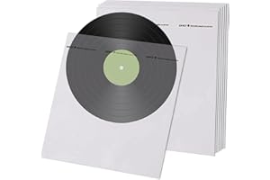 ENVLY® Custodie interne per dischi in vinile (50 pezzi) | carta di riso | antistatica (12")