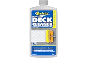 STAR BRITE Non-Skid Deck Cleaner & Protectant Ultimate Boat Deck Wash - Protects Against Future Stains & UV - Ideal for Fiberglass, Vinyl, Plastic, Painted & Metal Surfaces