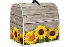HUISEFOR Standmixer-Abdeckung, kompatibel mit Küchenhelfer-Mixer, niedliche Sonnenblumen-Küchengeräte, passend für alle Kippkopf- und Schüssel-Hebe-Modelle, Mixer