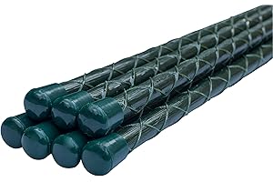 Nano-Garten 20 Stück Glasfaser/Fiberglas Pflanzstab 150cm grün langlebig, rostfrei, biegsam, bruchfest, flexibel, knickt nicht (60-200cm)