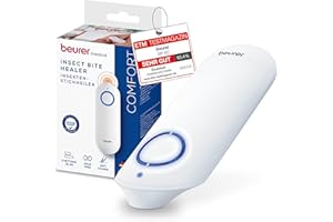 ‎BEURER Beurer BR 60 Insektenstichheiler, Mückenstich Hitzestift zur Behandlung von Insektenstichen- und bissen, elektronischer Stichheiler ohne chemische Stoffe, lindert Juckreiz und Schwellungen