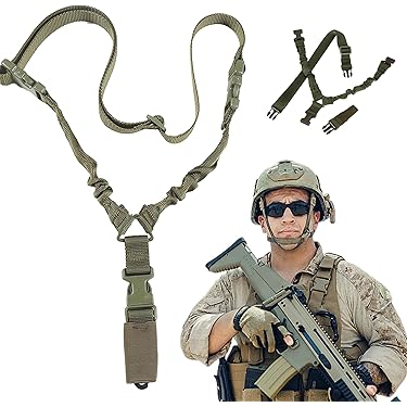 Imbracatura Tattica Regolabile A Punto Singolo - Per Fucili, Fotocamere E Attrezzatura Outdoor - Foto 8