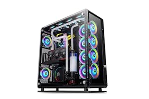 Boitier Grand Tour E-ATX Thermaltake Core P8 avec Panneaux vitrés (Noir)