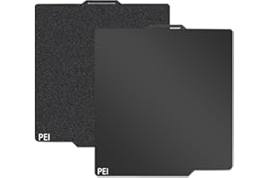 JUUPINE For Bambulab Printing Plate, Black PEI Printing Bed for Bambu Lab A1 X1C P1P P1S X1, Bambulab Filament Carbon Plate, Smooth Texture, 257 x 257 mm, for Bambulab 3D Printer Heated Bed