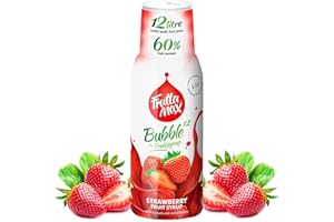 ‎FRUTTAMAX FruttaMax Erdbeere Getränkesirup Frucht-sirup Konzentrat | weniger Zucker | mit 60% Fruchtanteil | für Soda Maschine geeignet 500ml