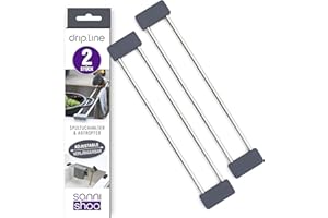 ‎SANNI SHOO Sanni Shoo Drip.line Set of 2 Dish Cloth Holders, Cloth Holder and Dish Drainer Sink, Sponge Holder Sink, Kitchen Aid Organiser on the Sink, Kitchen, Space-Saving Kitchen Utensil