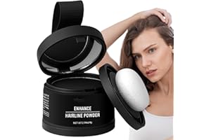 Biniveil Polvo de rayita,Polvo de rayita para mujeres - Polvo de sombra para el cabello para cubrir raíces con aplicador - Corrector de sombreado de cabello resistente al agua para cobertura de canas,