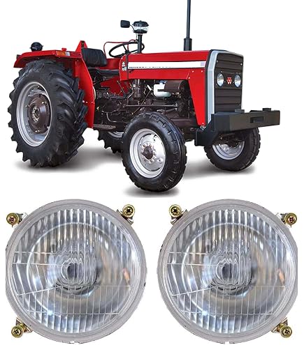 Lampe De Charrue Rouge 12V Pour Tracteur Massey Ferguson 135, 240, 265, 285, 375 - Étanche, Avec Ampoule - 7