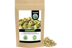 ‎ALPI NATURE Alpi Nature Kardamon Ganz (100 g) nasiona kardamonu 100% naturalne nasiona kardamonu oczywiście bez dodatków wegańskie