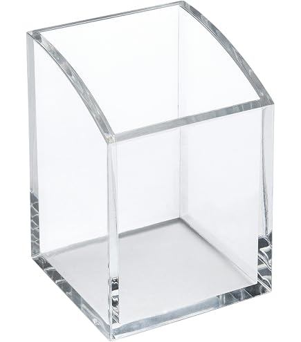 OSCO Very Small Clear Acrylic 3 Drawer Chest | 8 Pack | Pin Storage | Jewellery | UK