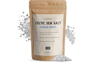 Cupplement - Sel de mer Celtique 1 KG - Qualité Supérieure - Gros Sel