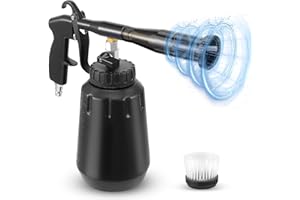 NASTOPEE Pistolet De Nettoyage à air comprimé avec kit d'accessoires,pistolet de nettoyage,nettoyeur à air comprimé,nettoyeur d'intérieur,de lavage soufflage automobile