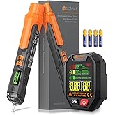 Neoteck Electrical Tester Kit with Non-Contact Voltage Detector 12-1000V/48-1000V AC and GFCI Plug Tester for Home and Electr