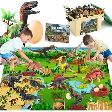 Univers Dinosaures avec T-Rex + Figurines + Grand tapis - Jeux & Jouets Univers Dinosaures avec T-Rex + Figurines + Grand tapis - Jeux & Jouets