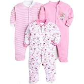 EIO 100% Cotton Baby Rompers Sleepsuits Jumpsuits Night Suits for Newborn Baby Boys & Girls | Soft Infant Bodysuit | Pack of 