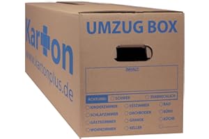 KARTONPLUS 20 Stk. Umzugskartons 620 x 300 x 330 mm doppelter Boden Umzug Karton Ordnerkarton