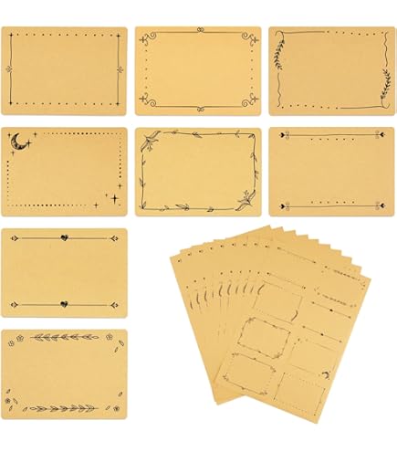 Etichette Adesive Rotonde - 1000 Pezzi In Carta Kraft - Per Barattoli, Conserve E Packaging Regali