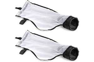 POKIN 360240 Racer Pool Cleaner Debris Bag Replacement/with Hook & Loop Fastener - for Pentair Racer 360228 LS 360330 Kreepy Krauly Automatic Pool Vacuum Cleaner Parts (2 Pack)