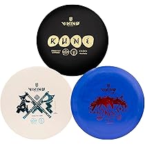 Set Disc Golf Viking Discs Starter - 3 Dischi PDGA (Putter, Mid-Range, Driver) Per Principianti E Esperti - Foto 4