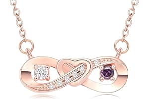 Minicremation Naszyjnik z urną kremacyjną na prochy nieskończoność serce symbol naszyjnik dla kobiet delikatny na zawsze miłość serce wisiorek kamień urodzinowy pamiątkowy biżuteria wisiorek na prochy