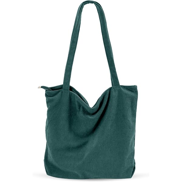 Sac à Main Femme Yamobi - Grand Cabas En Tissu Avec Fermeture éclair, 34x36x21 Cm, Idéal Pour Travail, Plage Ou Quotidien