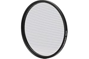 Annadue 82 Mm Blau/Golden Streak Anamorphic Effect Filter, Special Cinematic Effects Filter Optisches Glas, für für, für für Usw(Blaue Streifen)