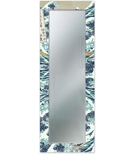 Specchio Da Parete Lungo Moderno Mirror Fantasy MARMO ROSA 44x127 Cm Con Cornice Stampata Specchiera Per Camera Da Letto Soggiorno Ingresso 91905405