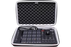 L LTGEM LTGEM Hartschalen-Tragetasche für Akai Professional MPC Studio & Hercules DJControl Inpulse 200 MK2 & Native Instruments Maschine Mikro Mk3 Drum Controller