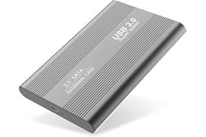 Sincelo Externe Festplatte 2tb, USB 3.0 Tragbare Festplatte extern für PC, Mac, Desktop, Laptop, MacBook, Chromebook (2tb, schwarz)
