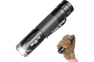 GEARLITE Torches LED Super Bright Rechargeable, LED Torch Rechargeable with 3 Lighting Modes, Long Battery Life, Waterproof Pocket Flashlight for Power Cuts, Emergency, Camping, Hiking, Outdoor