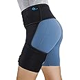 REAQER Hip Thigh Support Brace Groin Compression Wrap for Pulled Groin Sciatic Nerve Pain Hamstring Injury Recovery and Rehab