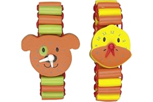 Die Spiegelburg 21589 Meine erste Holzuhr Die Lieben Sieben, Sortiert - 1 Stück