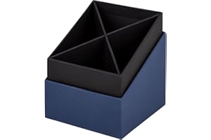 ‎RÖSSLER Rössler Papier 1331452900 - S.O.H.O. Stifteköcher, 86 x 86 x 100 mm, Navy, 1 Stück