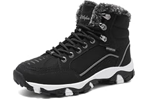 Littleplum Damen Winterstiefel Warm Gefüttert Trekking Schuhe Herbst Outdoor Schneestiefel Winterschuhe