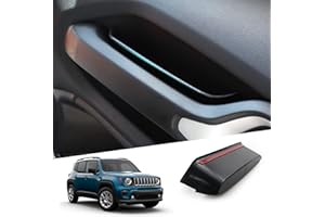 SHAOHAO Compatibile con JEEP Renegade 2021-2024 2025 BU Bracciolo Vano portaoggetti Centro Console Organizzatore Tuning Accessori Interni Secondari jeep renegade accessori