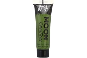 Moon Creations Tubos de pintura facial y corporal | Sin escamas | Sin crueldad | Pintura facial para niños, adultos, disfraces, festivales, Halloween